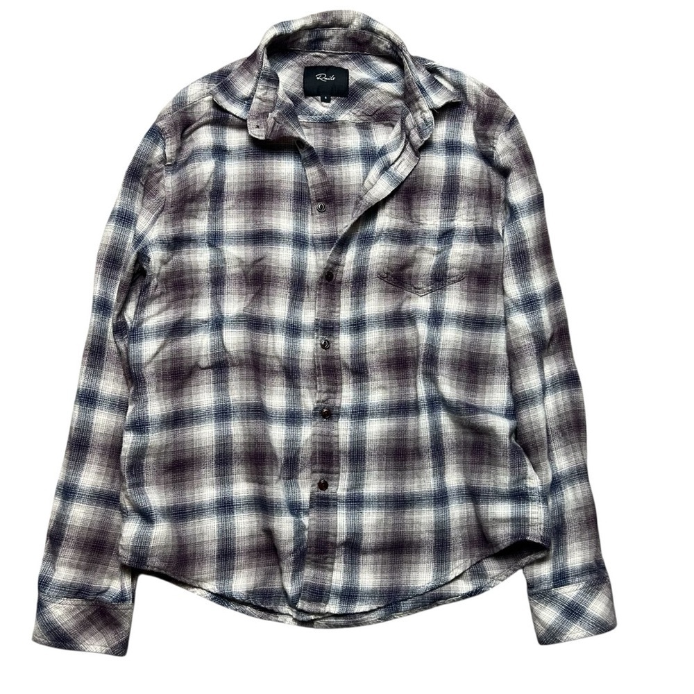 Rails Brushes Lennox Shadow Cabincore Plaid Button Down Shirt Women’s Size S